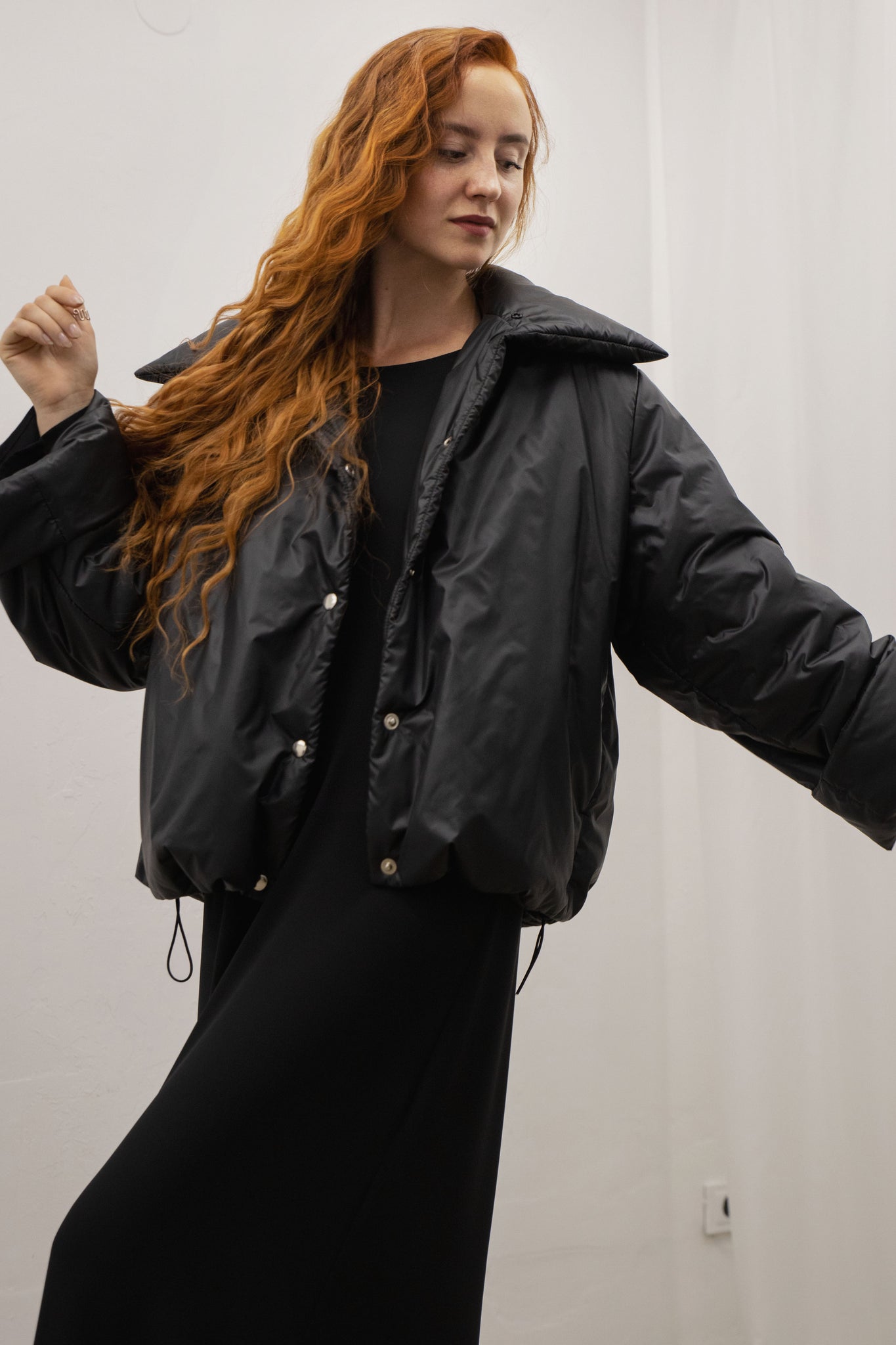 Puffer jacket black