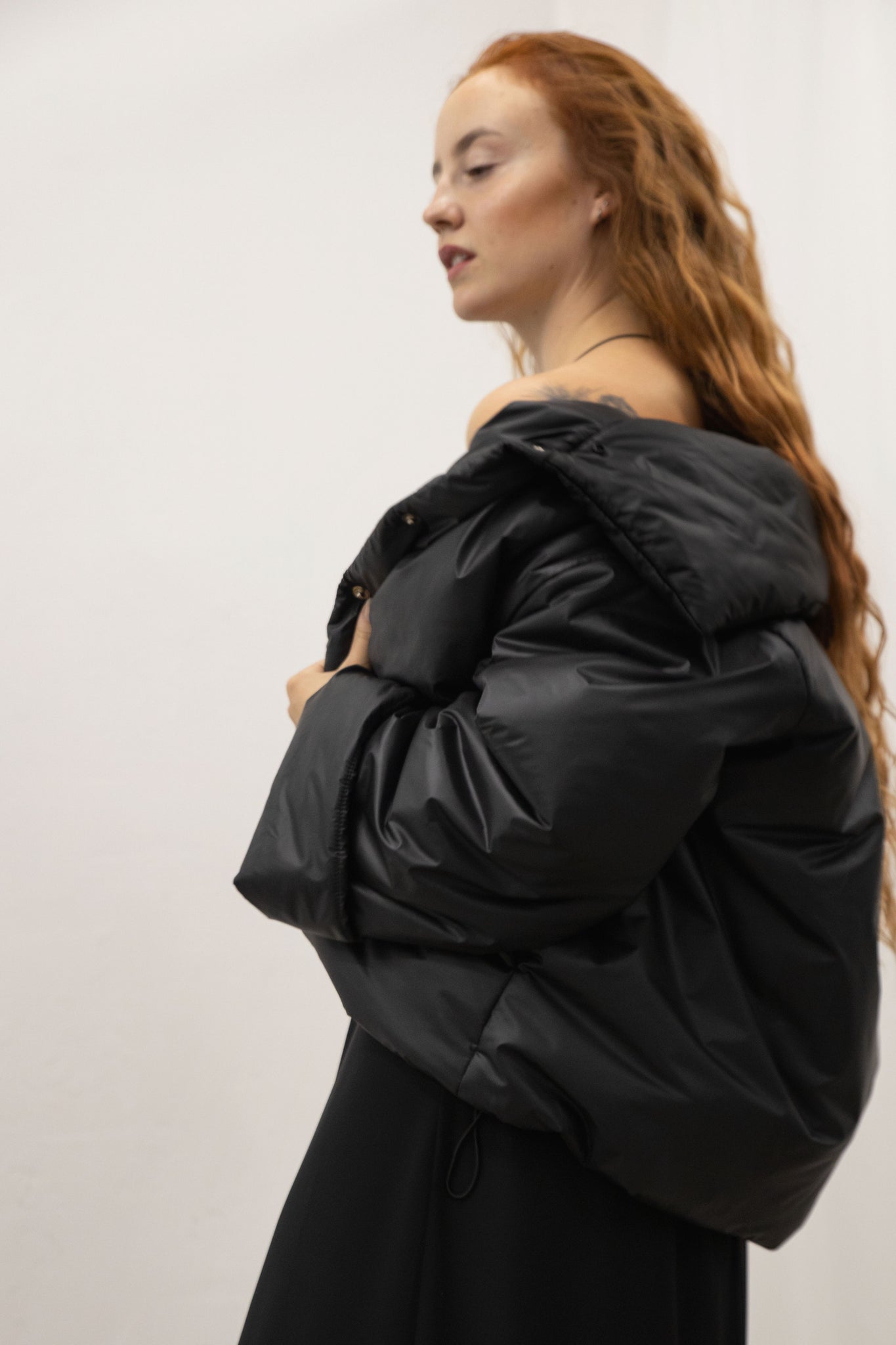Puffer jacket black