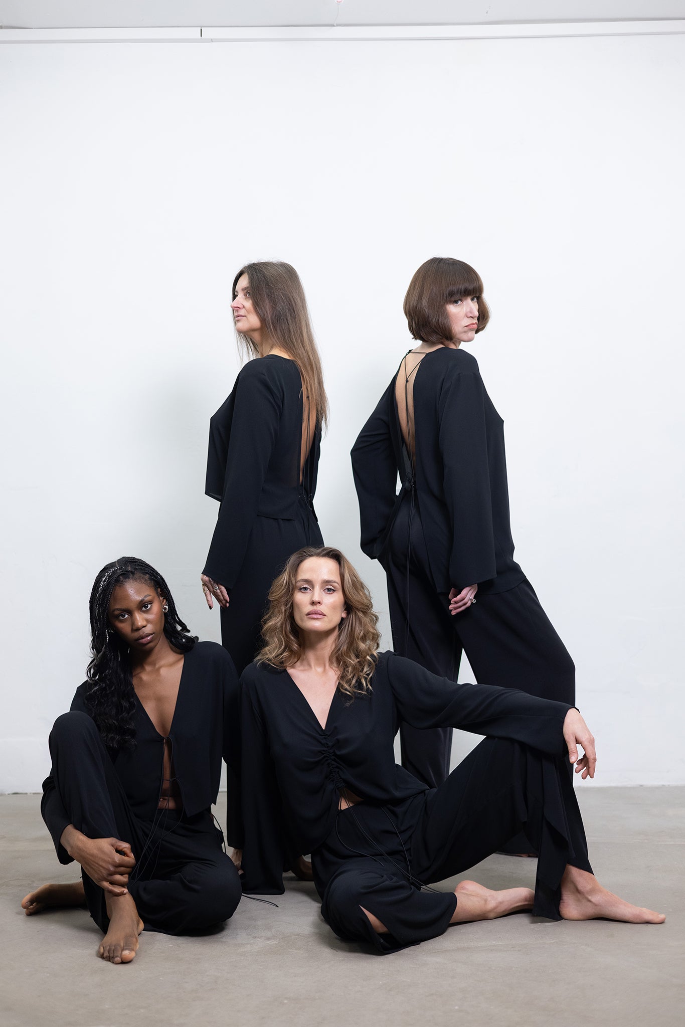 The ruched long sleeve