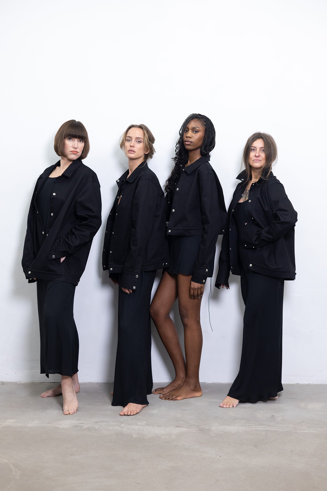 UNISEX black denim jacket