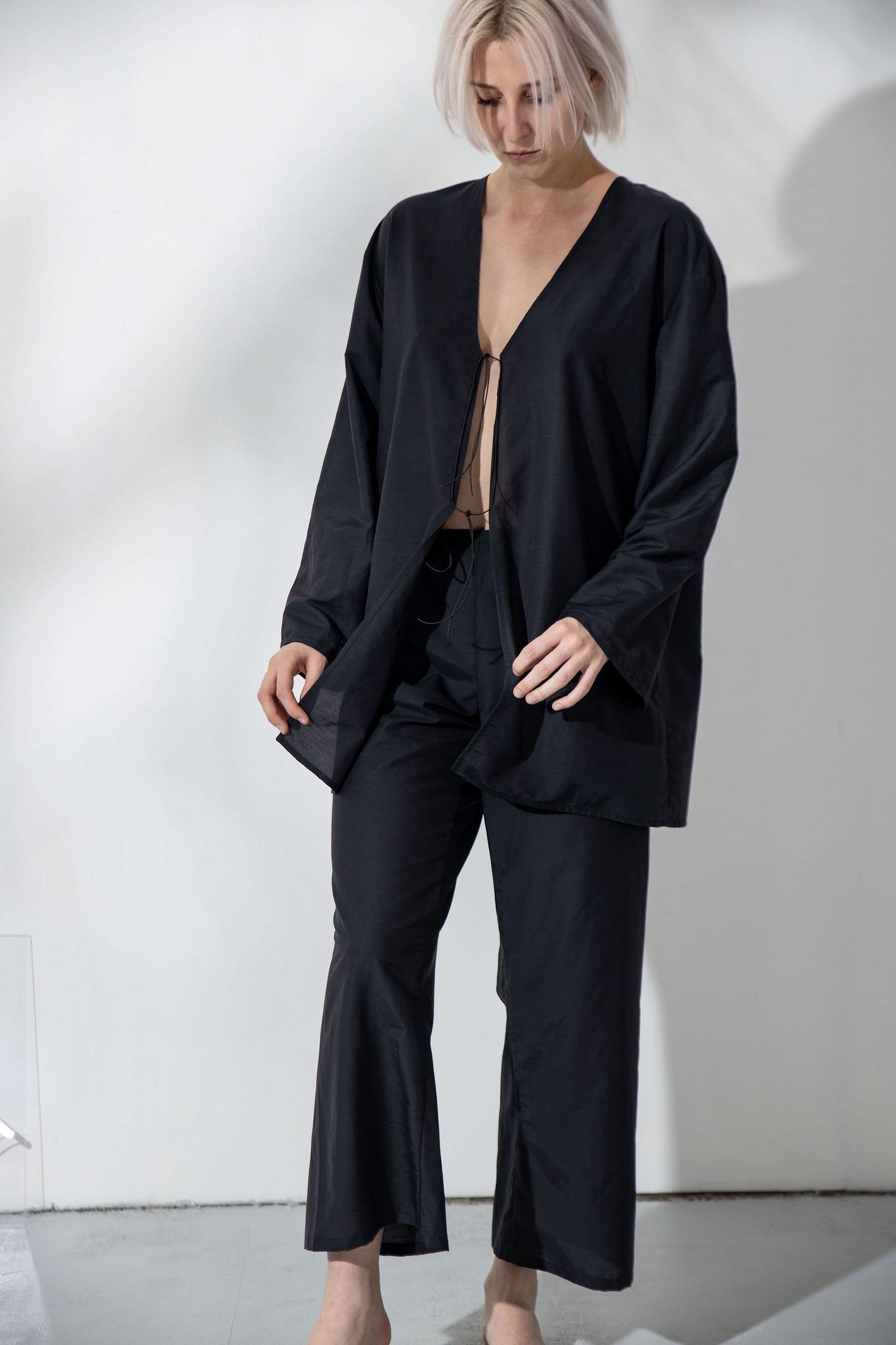 Tie top loungewear set