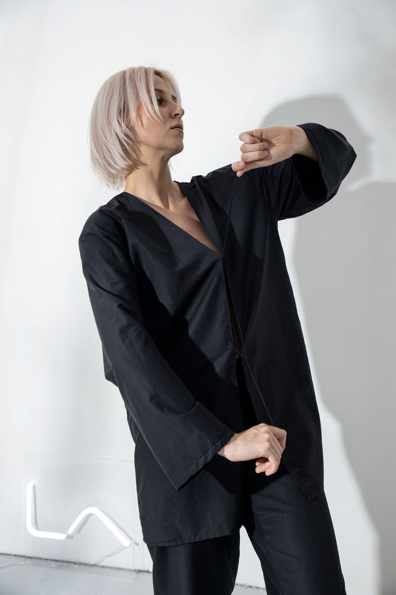 Tie top loungewear set