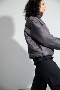 Puffer jacket purple