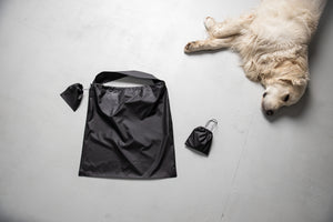 Reusable shopping bag black large